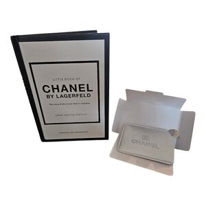 NEW CHANEL By Lagerfeld Fashion Book with NIB Beauty Mirror Card Holder